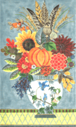 Kelly Clark Needlepoint - Autumn Floral